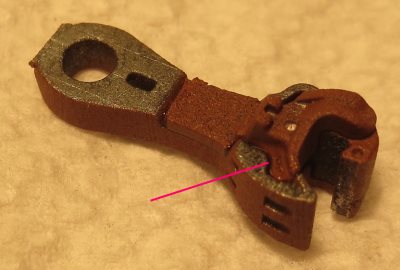 Add a drop of CA to coupler head