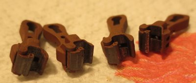 Four assembled couplers